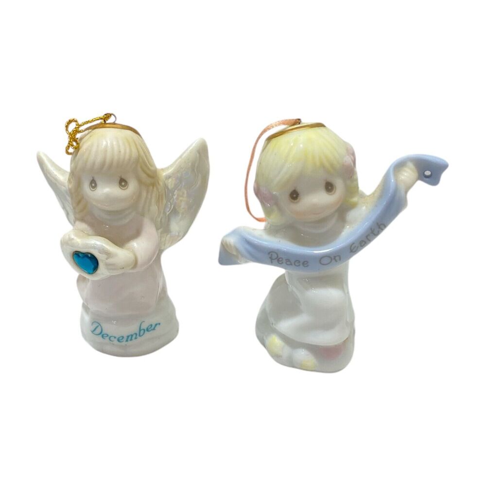 Precious Moments Christmas Ornaments 2 Pc. Vintage 1997 1998 by Enesco Company